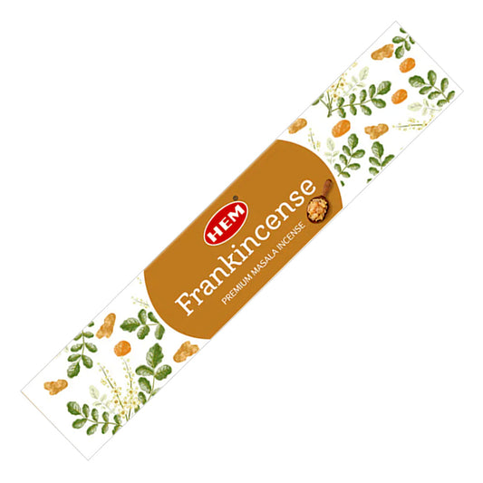 HEM Frankincense product packaging on a white background