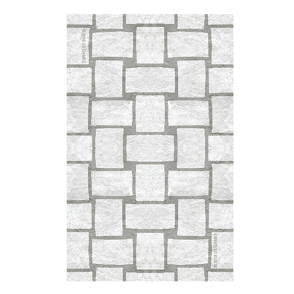 Patterned paper with a geometric design on a white background