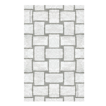 Patterned paper with a geometric design on a white background